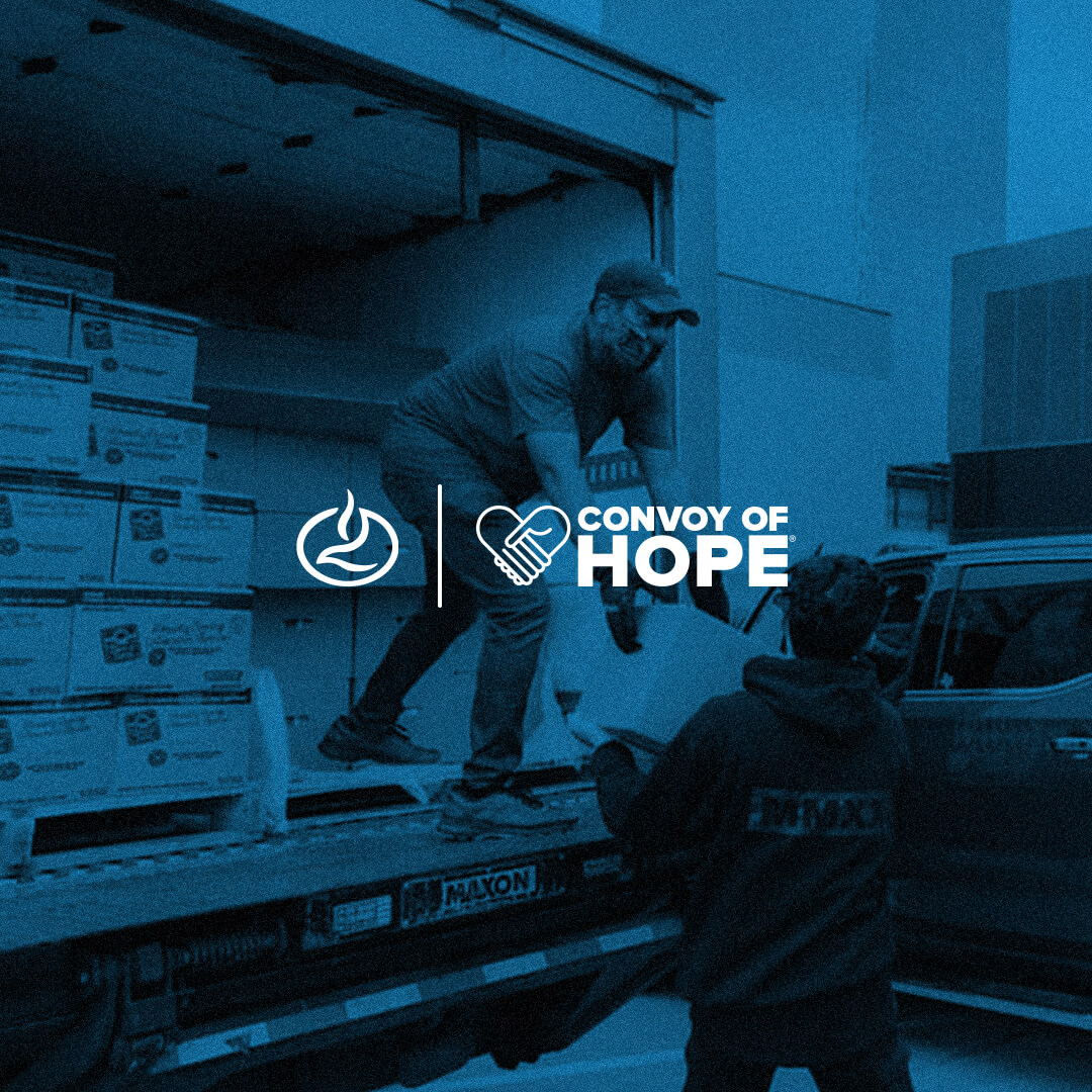 Lakewood Church is partnering with Convoy of Hope.