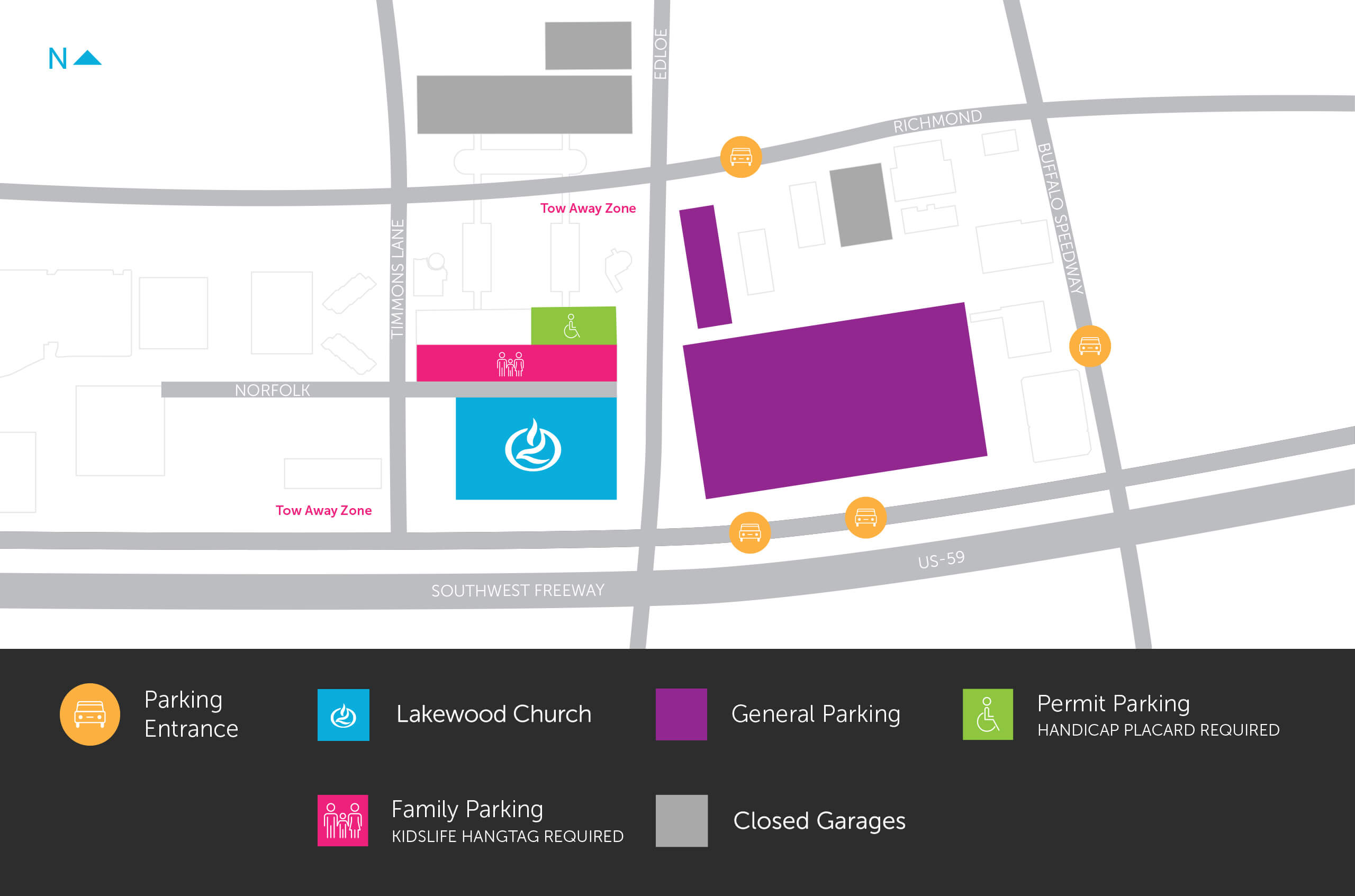 Lakewood Limited Parking Map